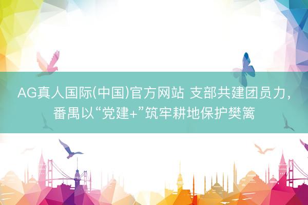 AG真人国际(中国)官方网站 支部共建团员力，番禺以“党建+”筑牢耕地保护樊篱